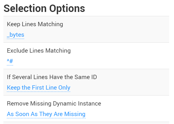 Extracting the Bytes metrics from a Prometheus exporter